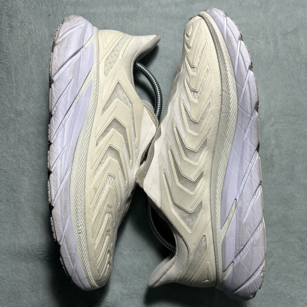 Hoka One One Project Clifton Shoes Womens 10.5 White Running Barefoot Trail